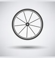 bike wheel icon vector image