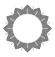 circle pattern for round frame vector image vector image