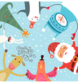 christmas dance vector image