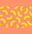 seamless pattern with banana vector image