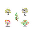 tree logo template icon vector image