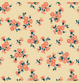 hand drawn meadow flowers seamless pattern vector image vector image