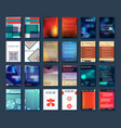 brochure design template vector image vector image