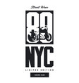 vintage bikers club t-shirt logo vector image