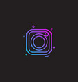 instagram icon design vector image
