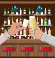 interior of pub cafe or bar vector image vector image