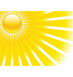 Abstract background with sun and light rays Vector Image