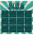 2013 calendar over grunge background vector image