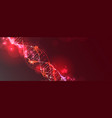 science template wallpaper or banner with a dna vector image