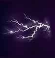 lightning flash light vector image