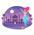 arabic night concept vector image