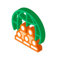 people planet earth problem isometric icon vector image vector image