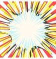 comic book effects vector image vector image
