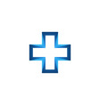 medical healthcare logo for your practice cross vector image vector image