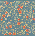 floral seamless pattern flower decorative tile ba vector image
