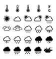 weather icon vector image vector image