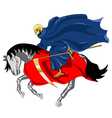 equestrian of the apocalypse death vector image