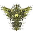 gothic cross vector image