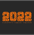 happy new year banner mockup logo 2022 number vector image
