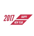 happy new year 2017 theme vector image