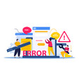 computer repair composition vector image
