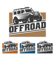 off road car logo offroad logo suv car logo vector image