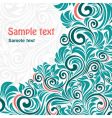 floral background vector image
