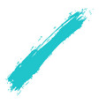 green paint brushstroke vector image