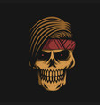skull headband vector image
