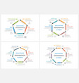education infographics vector image vector image