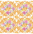 golden baroque rich luxury pattern vector image vector image