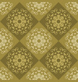 brown seamless abstract ornament pattern vector image vector image