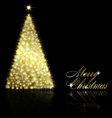 christmas tree vector image