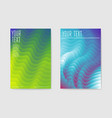 abstract poster liquid wave background vector image