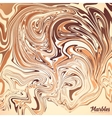 cappuccino coffee colors marble background vector image