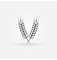 ears of wheat logo or icon vector image