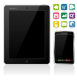 tablet pc vector image