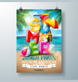 graphic 201 summer 189 party vector image
