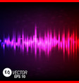 color music equalizer design vector image