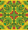 colorful decorative floral pattern vector image vector image