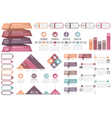 infographic elements vector image vector image