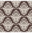 vintage damask seamless pattern vector image