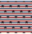 american stars and stripes seamless pattern vector image vector image