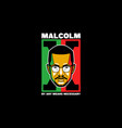 malcolm x necessary vector image vector image