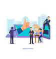 business to management vector image