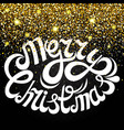 effect flying particles gold luster luxury design vector image