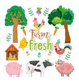 farm fresh concept vector image