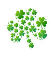 green shamrock saint patricks day vector image vector image