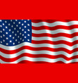 flag of usa american national symbol vector image