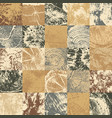 abstract seamless pattern consisting of square vector image vector image